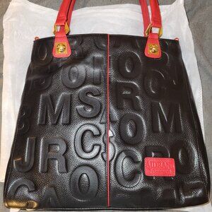 Letter Embossed Handbag